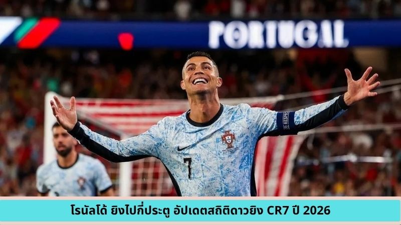 โรนัลโด้ ยิงไปกี่ประตู